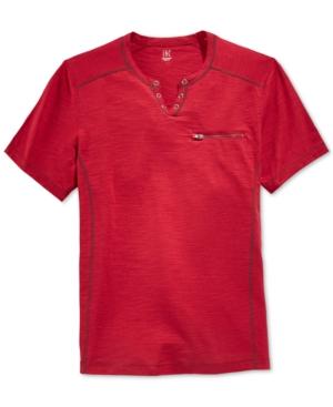 Inc International Concepts Men's Dean Split-neck T-shirt, Only At Macy's