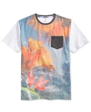 Univibe Men's Tucker Tropical Print T-shirt