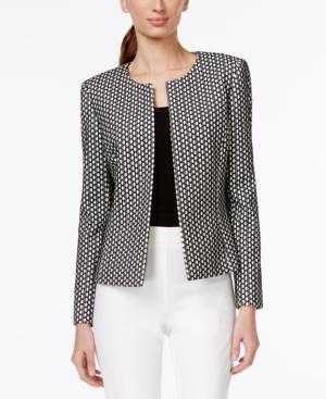Tahari Asl Open-front Lace Blazer