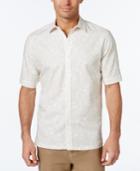 Tasso Elba Men's Paisley-print Short-sleeve Shirt, Classic Fit