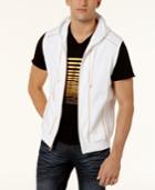 Inc International Concepts Men's Gold Piping Hooded Vest, Created For Macy's