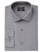 Alfani Men's Classic/regular Fit Performance Stretch Easy-care Modern Hairline Stripe Dress Shirt, Created For Macy's