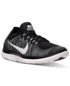 Nike Men's Free Flyknit 4.0 Running Sneakers From Finish Line
