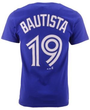 Majestic Men's Short-sleeve Jose Bautista Toronto Blue Jays Player T-shirt