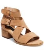 Steven By Steve Madden Elinda Strappy Block-heel Sandals Women's Shoes
