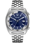 Bulova Accutron Ii Men's Snorkel Stainless Steel Bracelet Watch 43mm 96b209