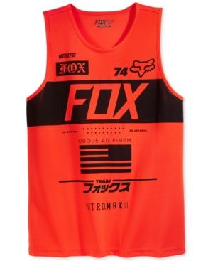 Fox Men's Union Graphic-print Logo Tank