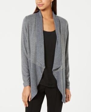 Bcx Juniors' Open-front Fuzzy Knit Cardigan