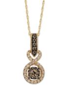 Le Vian Chocolatier Diamond 18 Pendant Necklace (3/8 Ct. T.w.) In 14k Gold