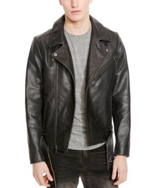 Kenneth Cole New York Men's Leather Moto Jacket