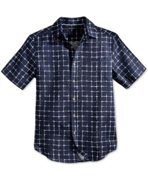 Sean John Men's Grid-print Shirt, Only At Macy's