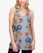 Lucky Brand Printed Floral Tank Top
