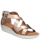 Giani Bernini Fayee Memory Foam Wedge Sandals, Created For Macy's Women's Shoes