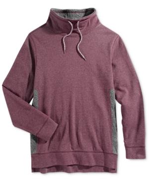 Retrofit Men's Geo Quilted Funnel-neck Sweatshirt
