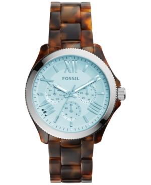 Fossil Women's Cecile Tort Acetate Bracelet Watch 40mm Am4641