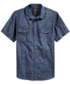 Guess Men's Short-sleeve Chambray Shirt