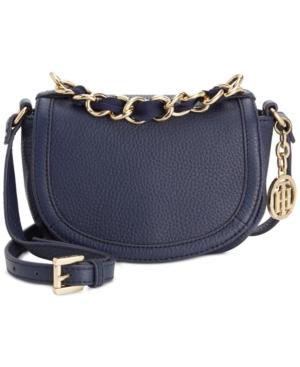 Tommy Hilfiger Jenna Pebble Leather Small Crossbody