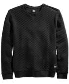 Wht Space Men's Stripe Pullover Sweatshirt