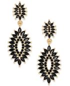 Inc International Concepts Gold-tone Spiky Stone Drop Earrings, Created For Macy's