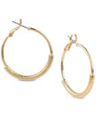 Charter Club Gold-tone Wire-wrapped Hoop Earrings, Created For Macy's