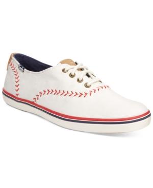 Keds Women's Champion Ortholite Pennant Lace- Up Fashion Sneakers Women's Shoes