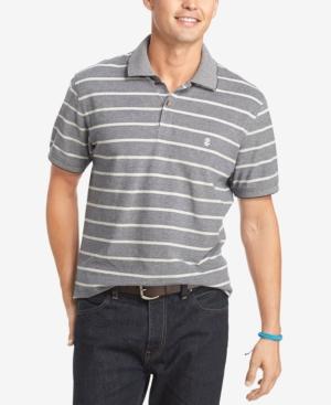 Izod Men's Oxford Feeder Stripe Polo