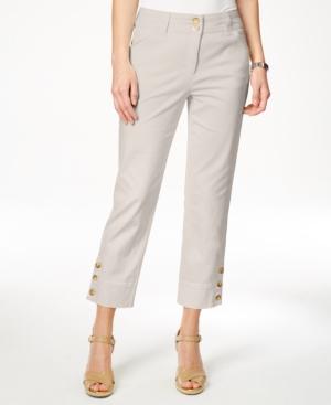 Charter Club Petite Tummy-control Capri Pants, Only At Macy's