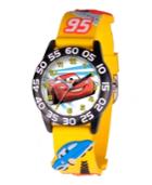 Disney Cars Boys' 3d Black Plastic Time Teacher Watch