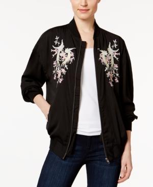Buffalo David Bitton Embroidered Bomber Jacket