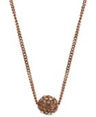 Givenchy 16 Necklace, Rose Gold-tone Crystal Fireball Pendant Necklace