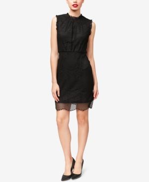 Betsey Johnson Mock-neck Lace Dress