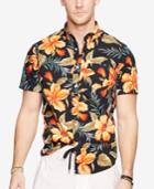 Denim & Supply Ralph Lauren Men's Floral-print Poplin Sport Shirt