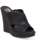 Vince Camuto Garton Crisscross Wedge Sandals Women's Shoes