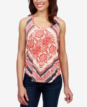 Lucky Brand Cotton Floral-print Top
