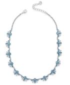 Charter Club Clear & Colored Crystal Collar Necklace, Only At Macy's