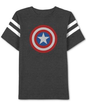 Jem Men's Captain America Star Shield Graphic-print T-shirt