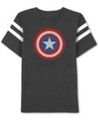 Jem Men's Captain America Star Shield Graphic-print T-shirt