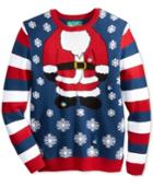 Ugly Christmas Sweater Men's Light-up Santa Sweater