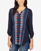 Lucky Brand Southwestern-print Blouse