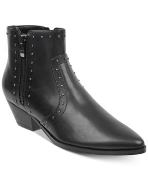 Marc Fisher Wanida Studded Western Booties Women's Shoes