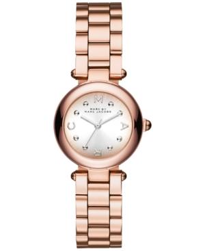 Marc Jacobs Women's Dotty Rose Gold-tone Stainless Steel Bracelet Watch 26mm Mj3452