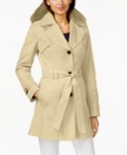 Via Spiga Hooded Belted Trench Coat