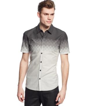 Guess Geo-gradient Printed Shirt