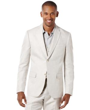 Perry Ellis Big And Tall Linen Blend Blazer