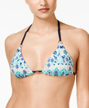Bar Iii Printed Reversible Bikini Top, Only At Macy's Women's Swimsuit