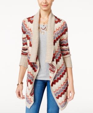 Self Esteem Juniors' Chevron Draped Cardigan