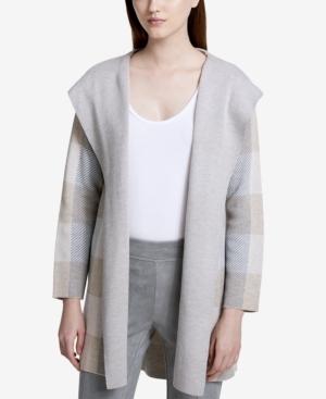 Calvin Klein Plaid Cardigan