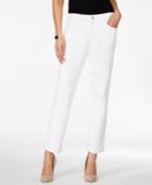 Style & Co. Petite Curvy-fit White Wash Jeans, Only At Macy's