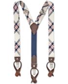 Tommy Hilfiger Men's Plaid Suspenders