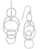 Giani Bernini Multi-circle Drop Earrings In Sterling Silver, Created For Macy's